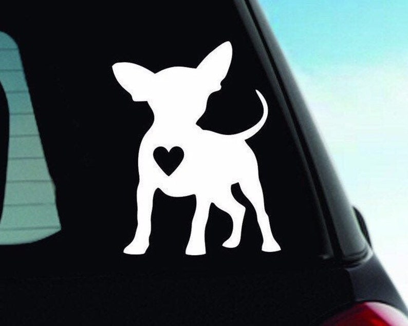 Chihuahua Bumper Sticker Chihuahua Car Sticker Chihuahua Etsy New Zealand