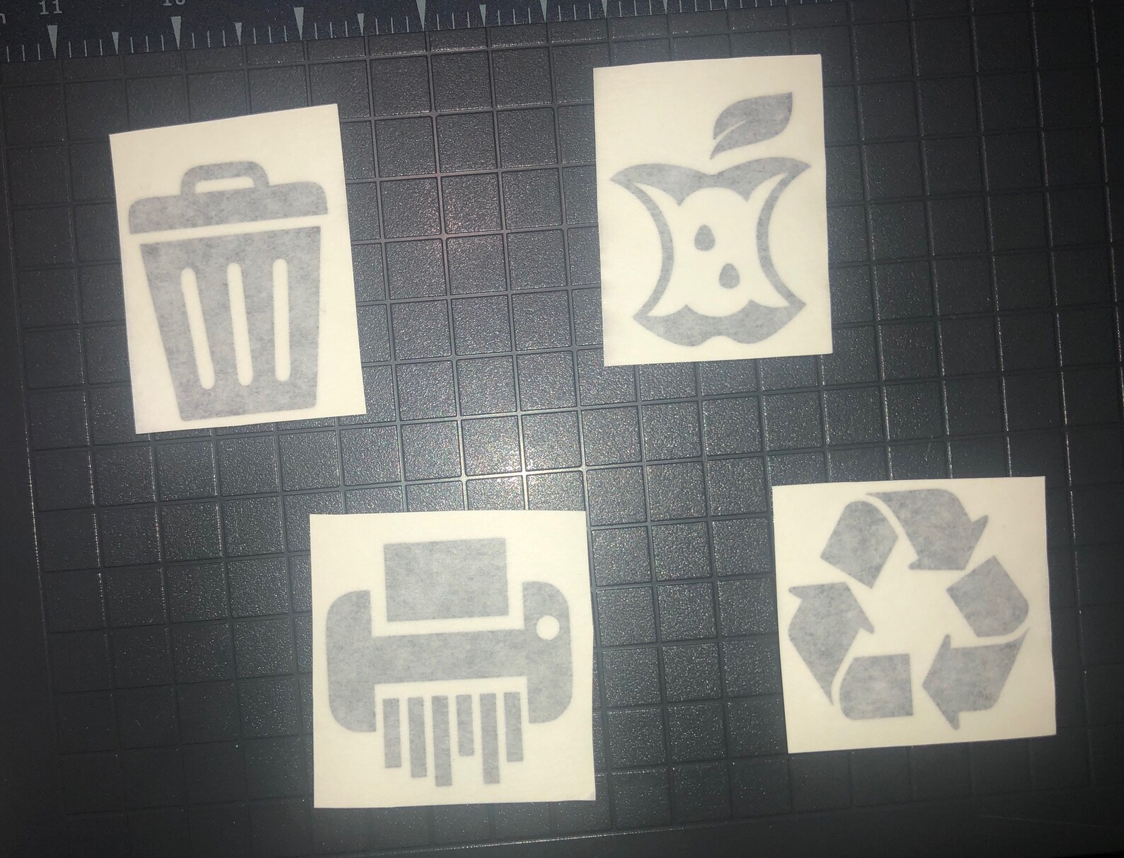 Trash Can Vinyl Decal Garbage Can Vinyl Sticker Trash Can Etsy