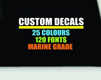 Custom Vinyl Decals | Car Truck Window Custom Stickers | Windshield Decal | Custom Car Decal | Company Name Decals Personalized Windshields