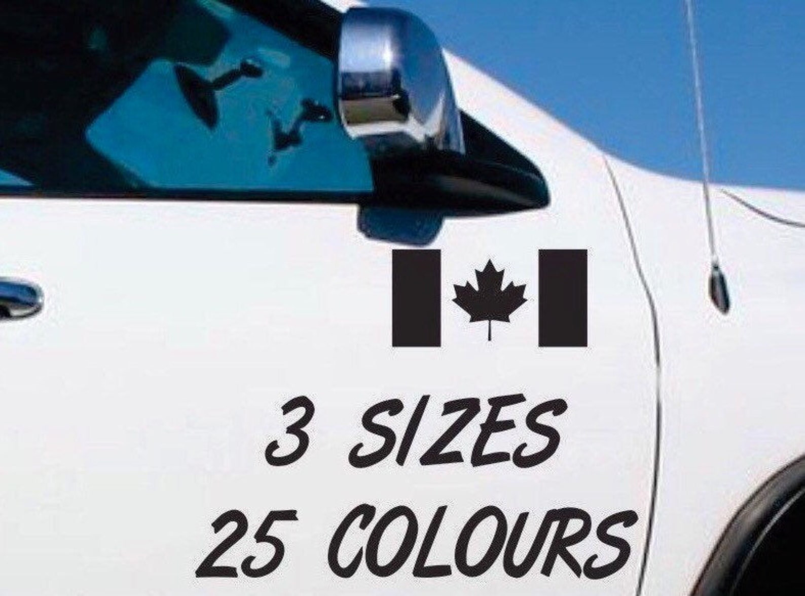 Canada Flag Vinyl Decal Sticker Canada Flag Symbol Etsy