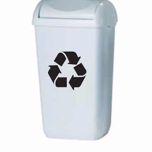 Recycle Symbol Sticker | Recycle Symbol Decal | Recycle Decal | Recycling Symbol Vinyl Sticker | Recycling Bin Decal Sticker |