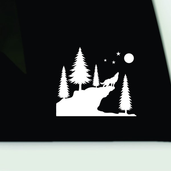 Wolf Bumper Stickers Etsy