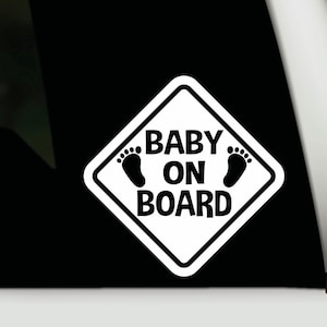 Baby on Board window decal  |  Baby on Board Bumper Sticker | Baby on board car sticker | Baby on board vinyl decal | Baby on board decal