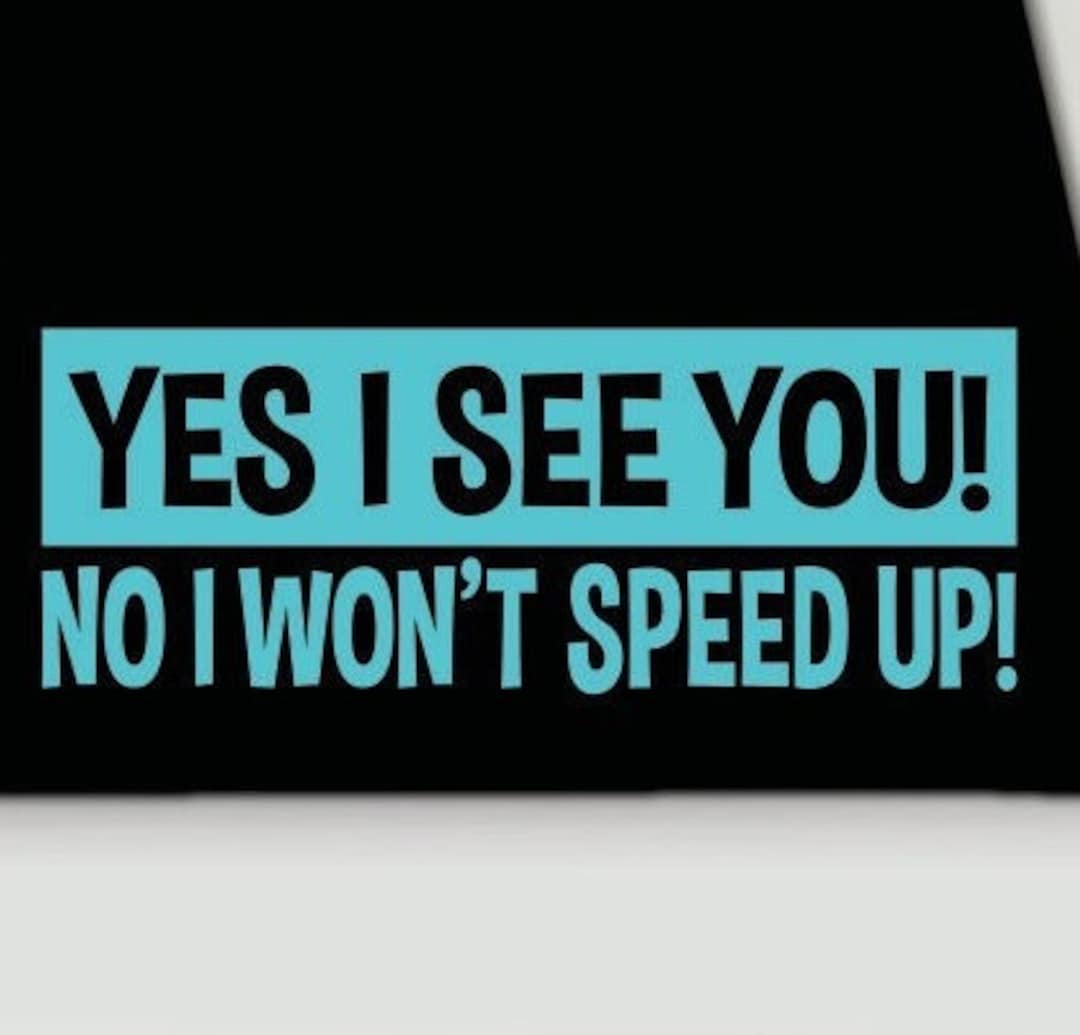 Funny Bumper Sticker Tailgating Bumper Sticker Funny Truck Decal Funny