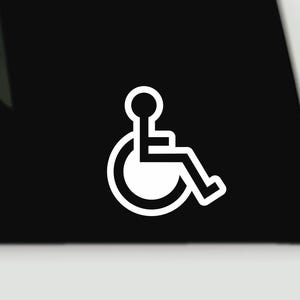 Wheelchair Vinyl Decal | Wheelchair Bumper Sticker | Accessibility Vinyl Decal | Wheelchair car truck vinyl decal sticker | Wheelchair icon