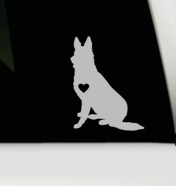 German shepherd vinyl decals discount
