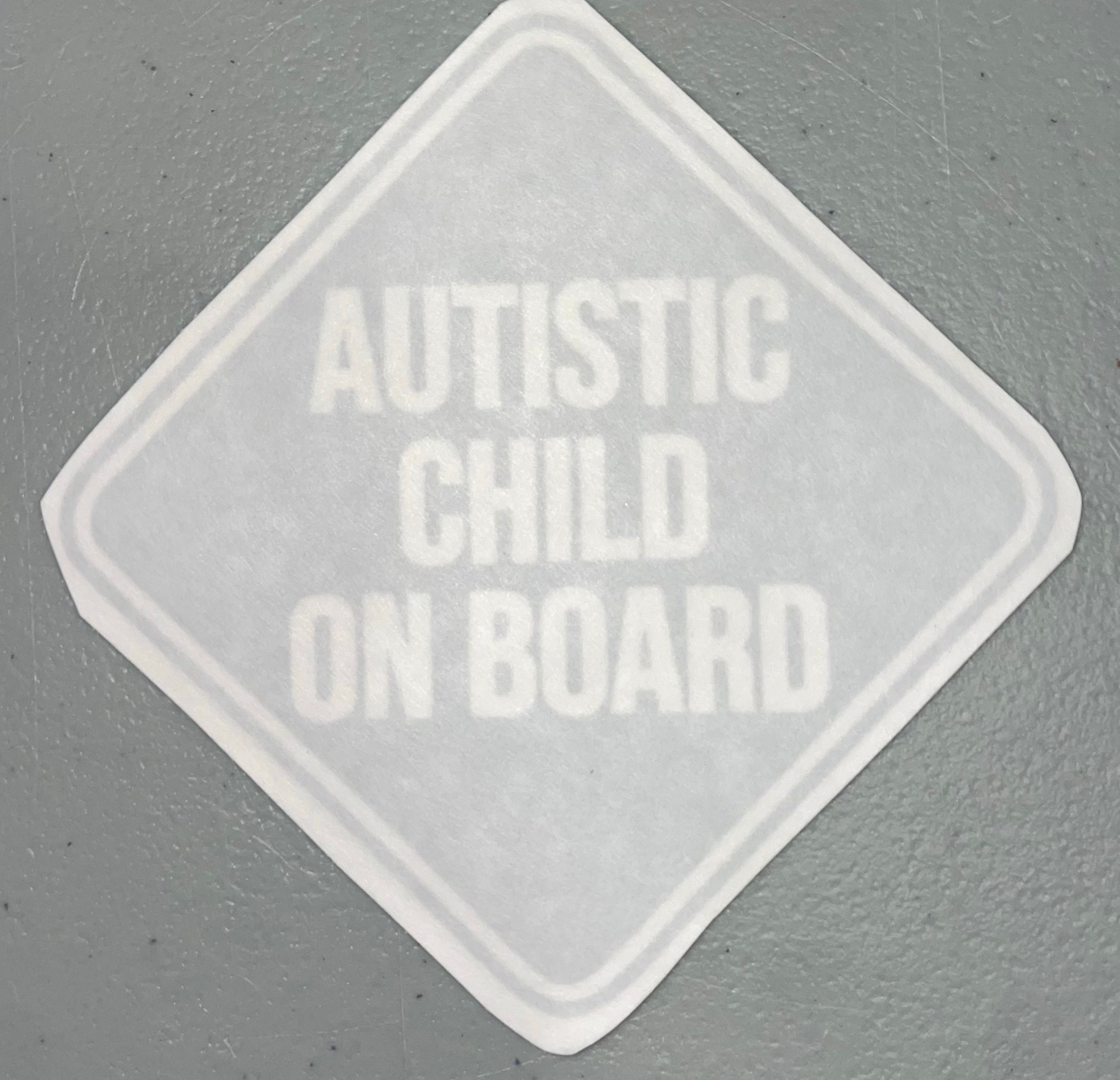 3pz Adesivi Autismo per Auto, 15,24x12,7cm Adesivo