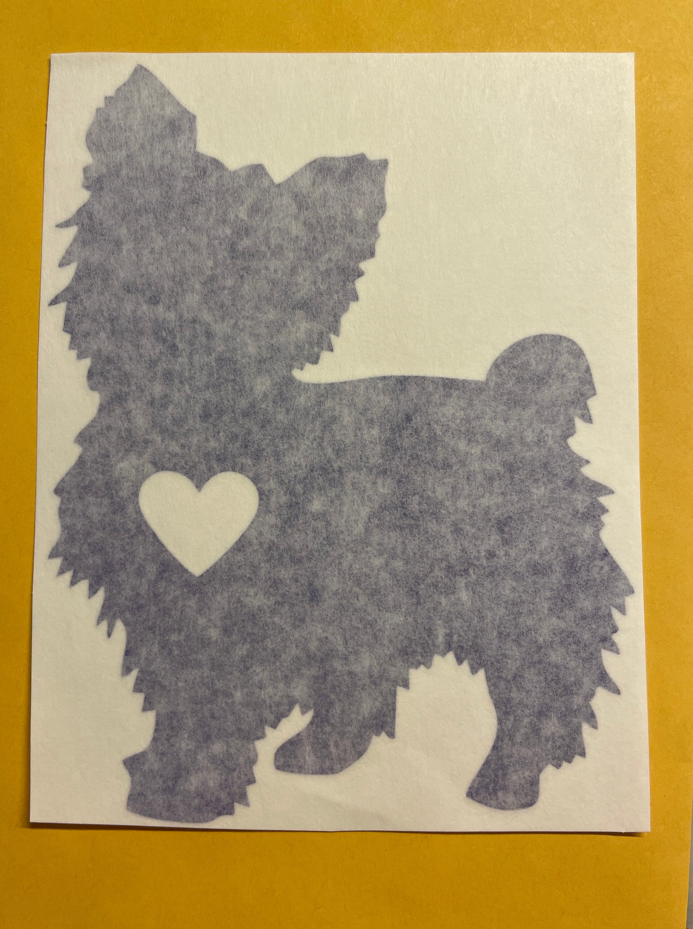 Yorkie Terrier Waterproof Vinyl Decal | Yorkshire Terrier Dog Window ...