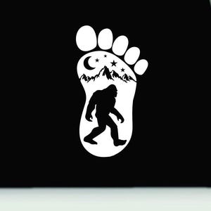 Bigfoot bumper sticker | bigfoot car truck decal | yeti vinyl decal | sasquatch car sticker | bigfoot laptop sticker | bigfoot window decal