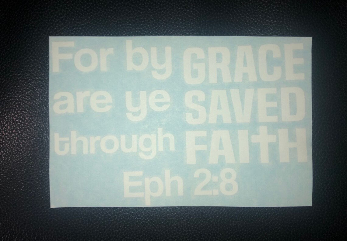 Christian Vinyl Decal Sticker Christian Car Window Decal Etsy