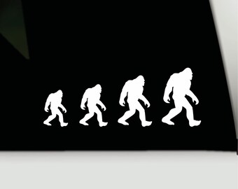 Bigfoot Family Vinyl Sticker | Yeti Family Vinyl Decals | Bigfoot Car Decals | Yeti Bumper Stickers | Bigfoot Decals