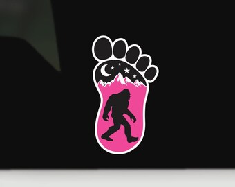 Bigfoot waterproof bumper window sticker laptop decal sticker
