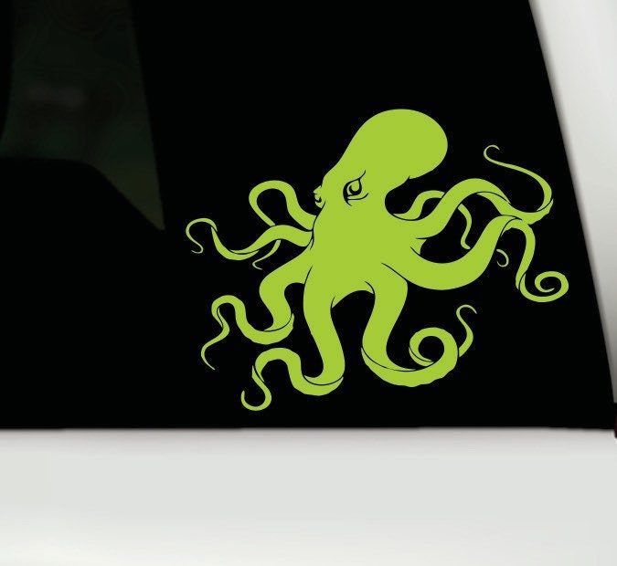 Impact Kraken Octopus Sticker for Bumpers, Hydro Flasks, Car/Truck Windows,  Laptops, Lockers, Helmet…See more Impact Kraken Octopus Sticker for