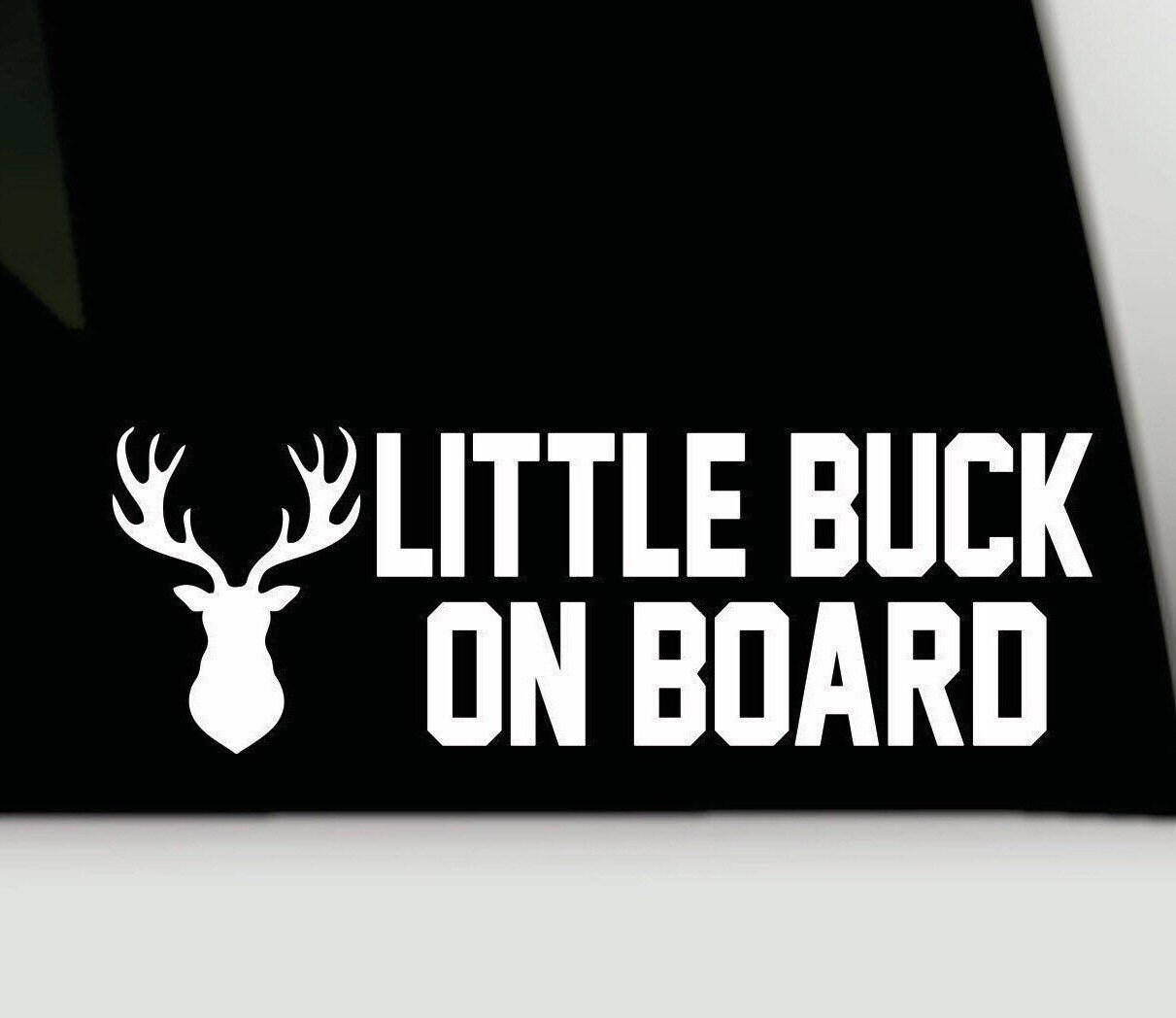 Little Buck on Board Bumper Sticker | Little Buck Vinyl