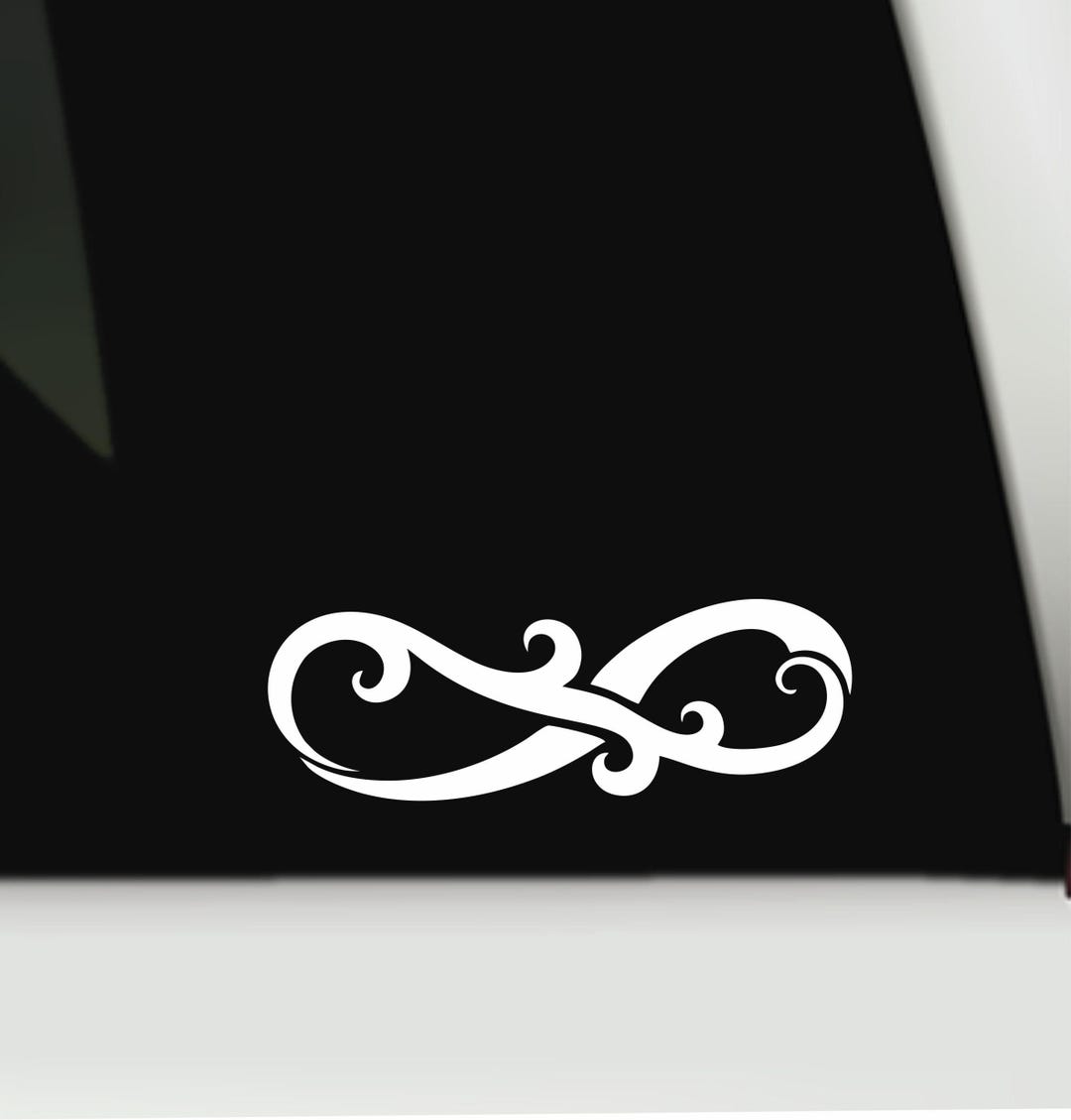 Infinity With Check Sticker Infinity Symbol Sticker | Infinity Car Decal | Infinity Symbol Bumper ...