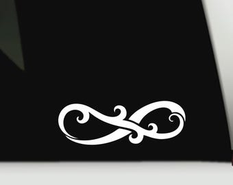 Infinity Symbol Sticker | Infinity Car Decal | Infinity Symbol Bumper Sticker | Infinity Vinyl Decal | Infinity Vinyl Car Truck Sticker
