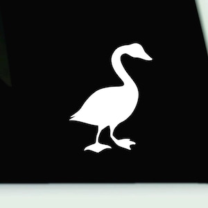 Goose Vinyl Decal Sticker | Goose Bumper Sticker | Goose Vinyl Decal | Goose truck window decal sticker