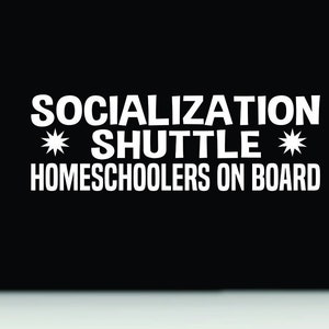 homeschool Autoaufkleber | Homeschoolers on board Vinyl-Aufkleber | Homeschool Sozialisierungs-Auto-Aufkleber | Lustiger Homeschooler-Autoaufkleber
