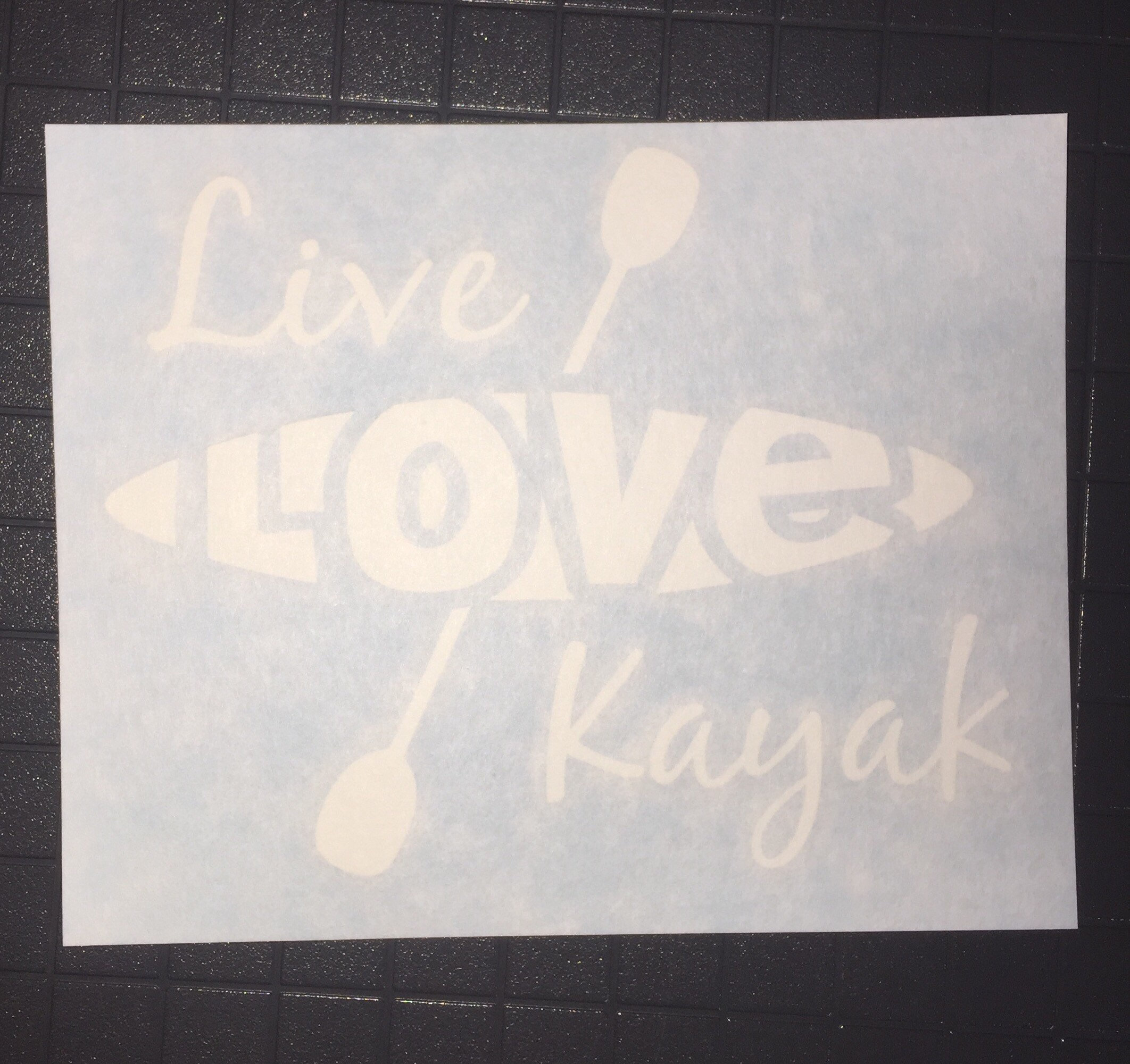 Kayak Bumper Sticker Kayak Car Sticker Kayak Sticker Etsy