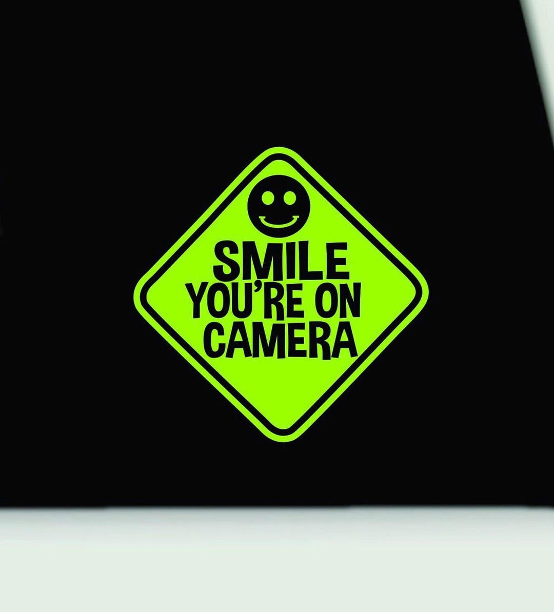 Smile You’re on Camera Security Camera Decal | Security Camera Vinyl ...