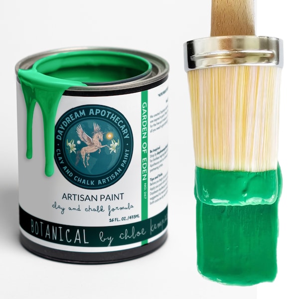 Garden of Eden / Emerald Green / Daydream Apothecary Clay and Chalk Artisan Paint / Furniture + Canvas + Craft Paint