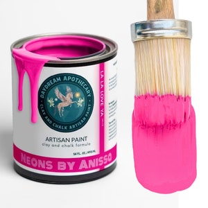 La La Love Ya / Neon Pink / Daydream Apothecary Clay and Chalk Artisan Paint / Furniture + Canvas + Craft Paint