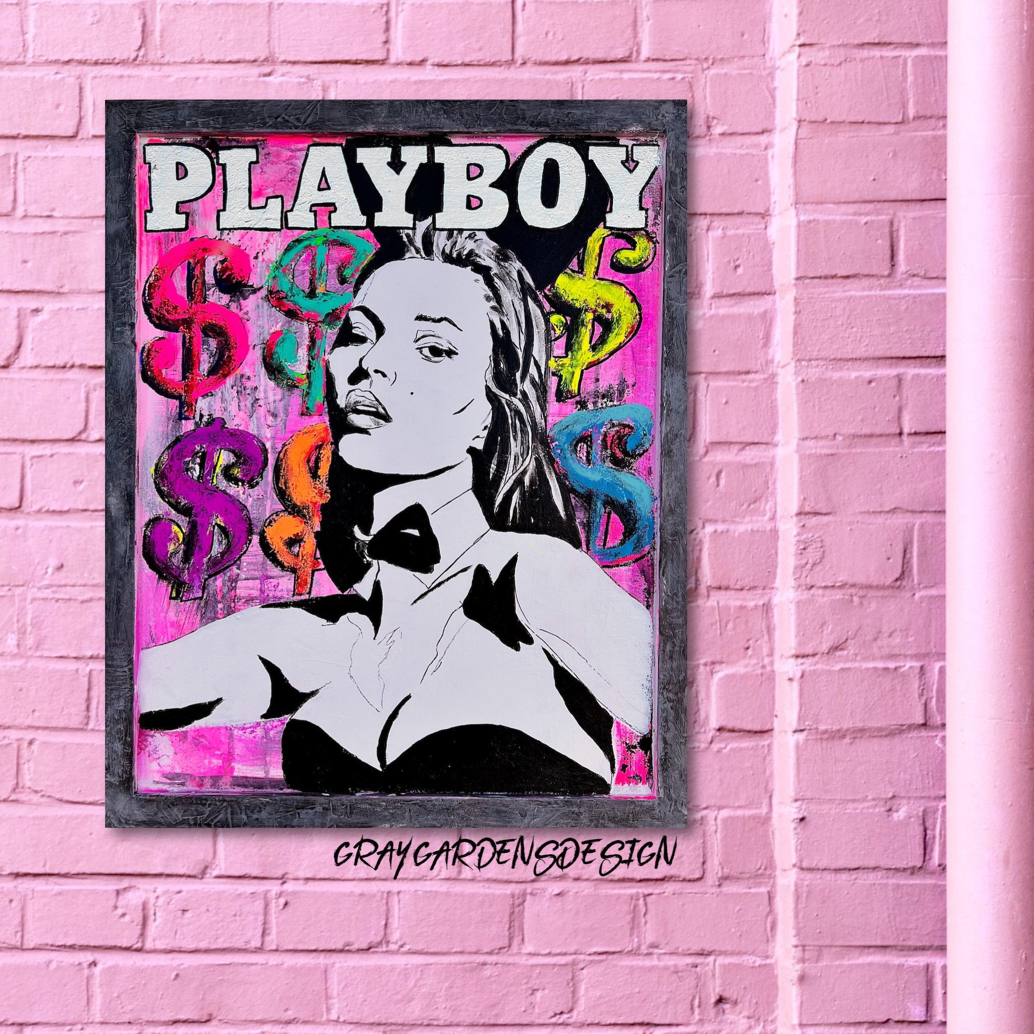 ADULT ONLY Mini Poster Playboy Bunny Pop Art