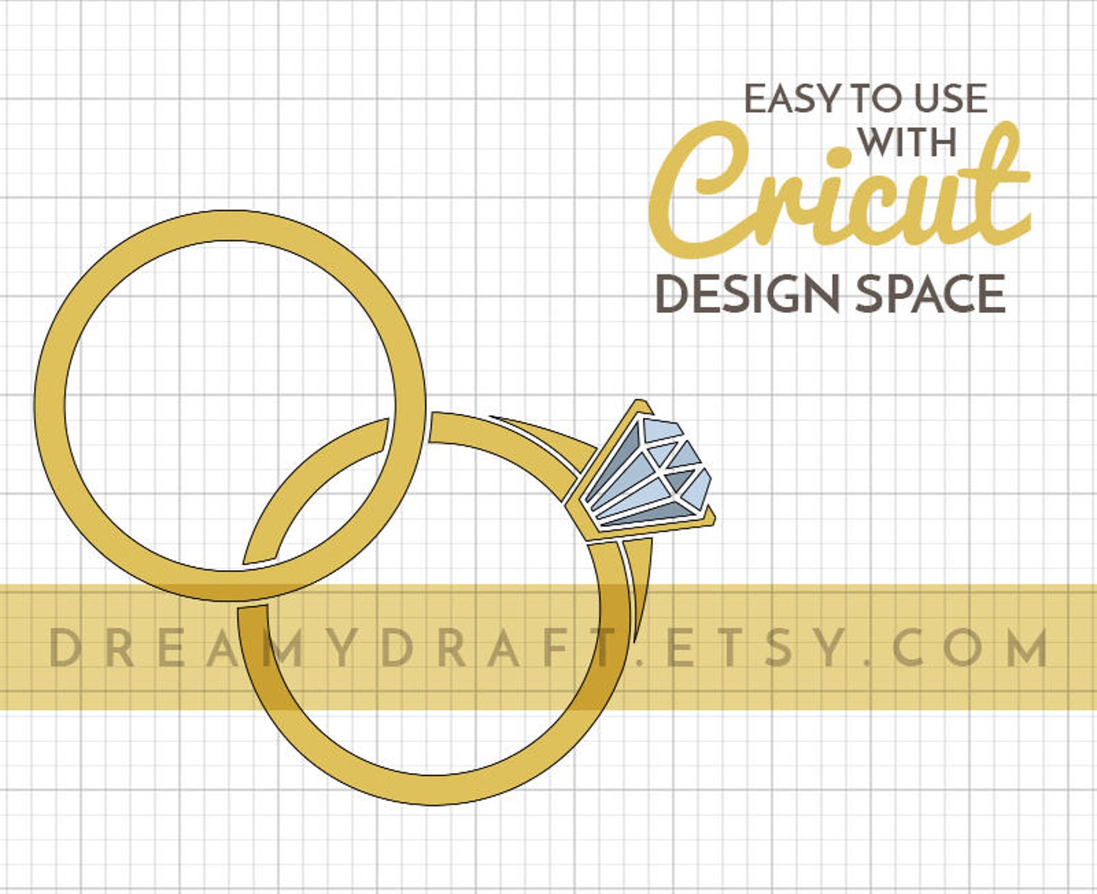 Wedding Ring Cut File Diamond Engagement Jewelry Etsy