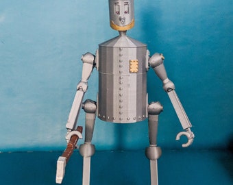 Inspired 3D Print - Tin Woodsman Return to Oz - 6'' Figure - Etsy