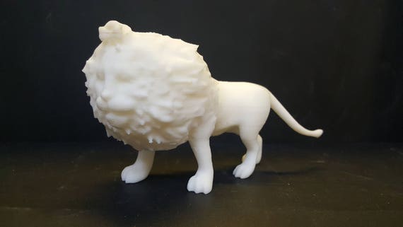 Inspired 3d Printed - Cowardly Lion - Return to Oz figure. Customize with your own paint!