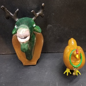 Inspired 3D Print-The Gump + Billina - Return to Oz figures - Customize w/ your own paint