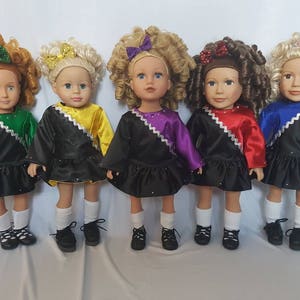 Irish dance Doll Dress image 1