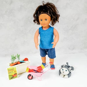 18 inch Doll Shirt, 18 inch Doll Shorts, Doll Tank Top, Doll Clothes, 18 inch Doll Clothes, 18 inch Doll Outfits