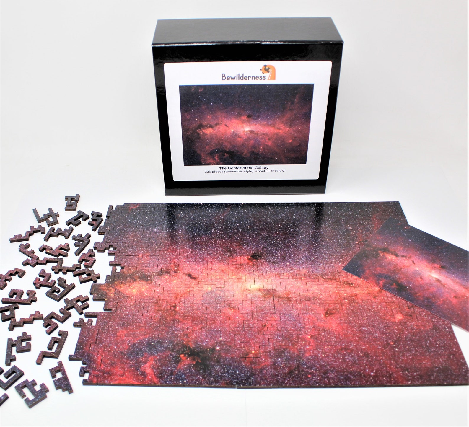 The Galaxy's Center Wooden Jigsaw Puzzle 326 Piece Etsy