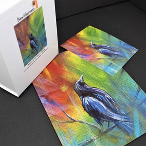 Unique Raven Jigsaw 173 Piece Colorful Rainbow Puzzle for - Etsy