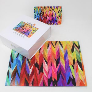 Burst of Color Jigsaw Puzzle - Original Geometric Laser Cut Design for Adults - Image by Shandra Smith - Bewilderness - 326pc