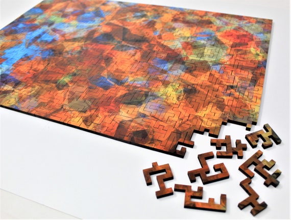 Unique Challenging Jigsaw Puzzle Original Laser Cut Geometric