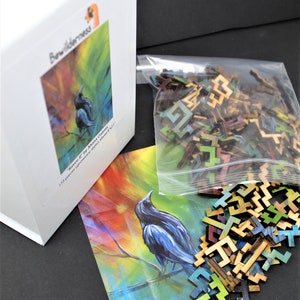 Unique Raven Jigsaw 173 Piece Colorful Rainbow Puzzle for - Etsy