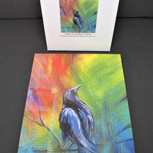 Unique Raven Jigsaw 173 Piece Colorful Rainbow Puzzle for - Etsy