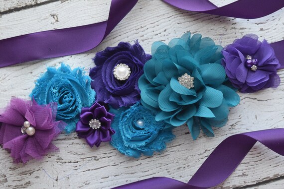 Mardi Gras Wedding Dress Sashes