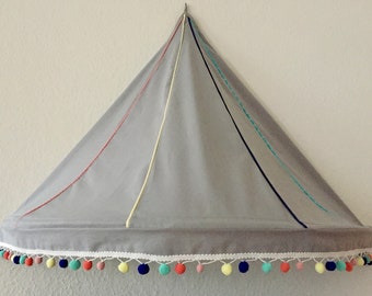 Bed canopy/canopy "Bommel"/curtain