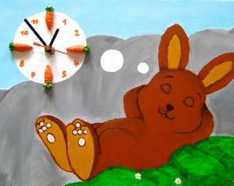 Foto de los niños / reloj de los niños "Bunny"