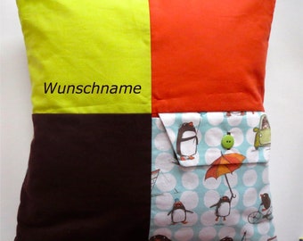 Patchwork/Kissen mit Name 