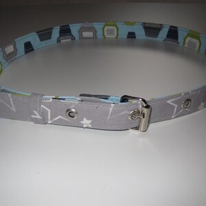 Fabric belt/reversible belt Watch or Stars image 2