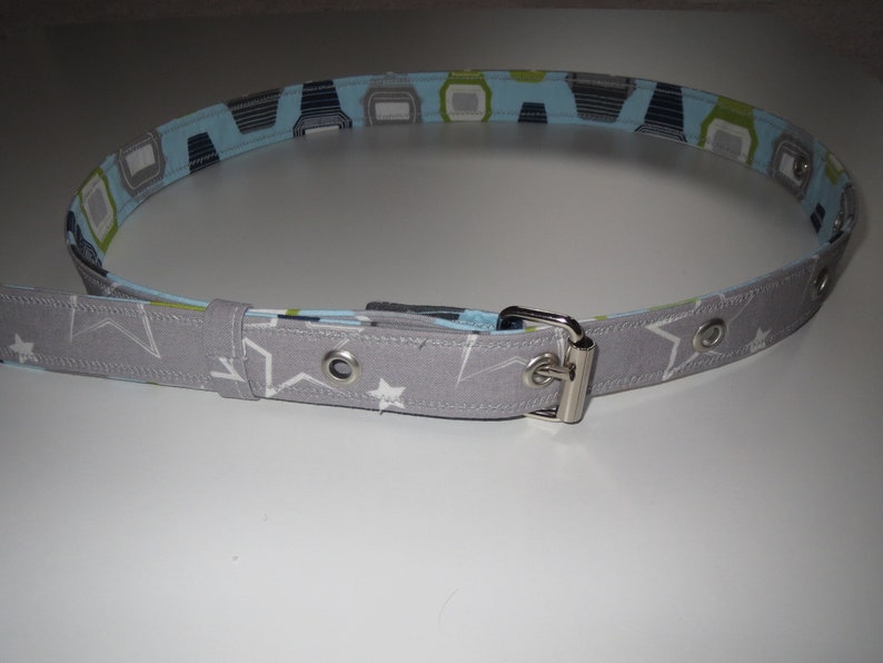 Fabric belt/reversible belt Watch or Stars image 2