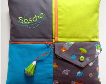 Patchwork/Kissen mit Name 