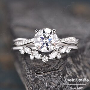 0.5ct Infinity Lab Grown Diamond Engagement Ring Set White - Etsy