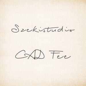 CAD Design Fee  Non-Refundable Can Be Deducted From The Total Price Of The Order