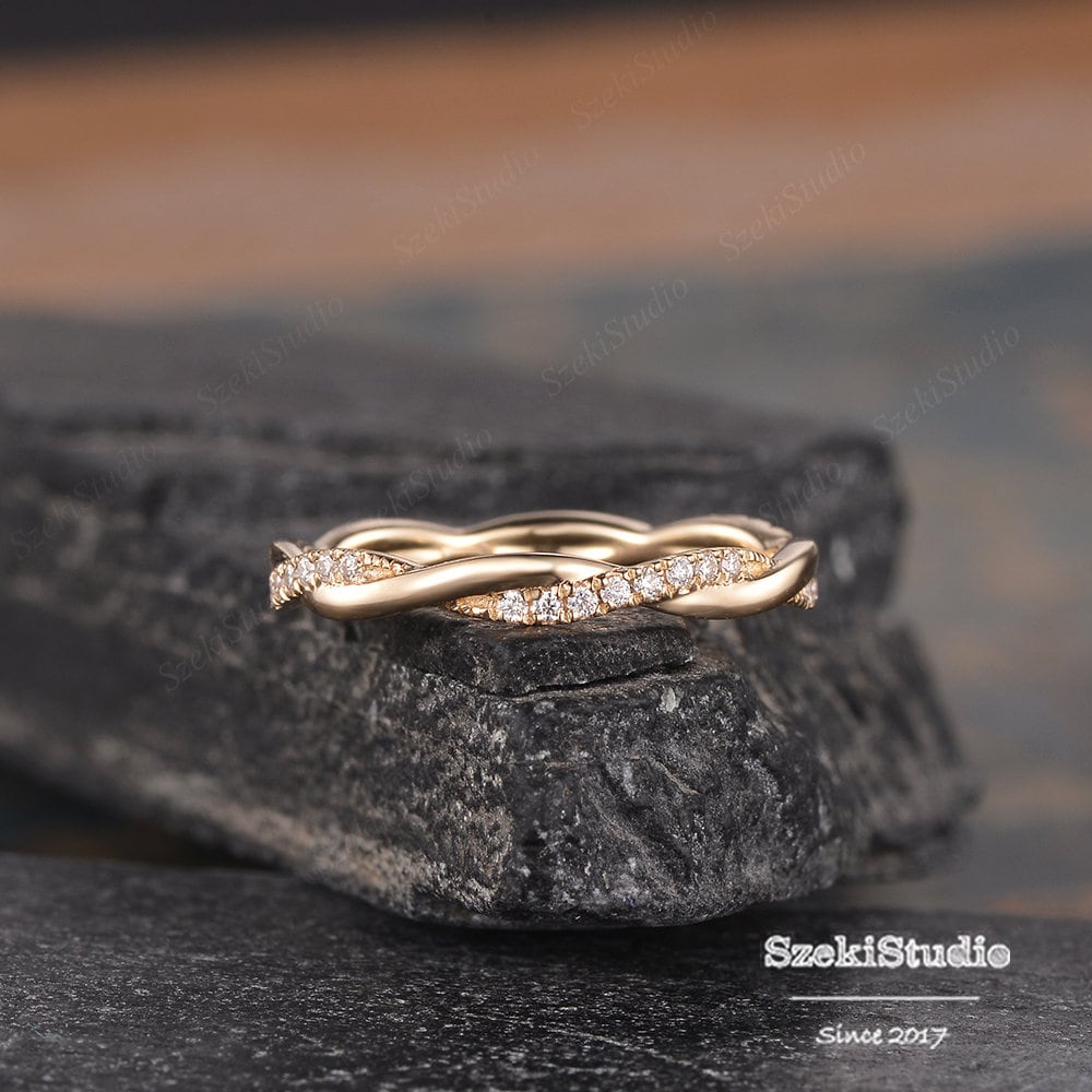 Jewelry For Women 14K White Gold Stone Infinite Love And