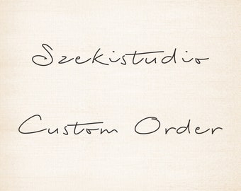 Custom Order For Extra Fee- size upgrade, gemstone replacement, custom made, exchange service, shipping upgrade, CAD Drawing